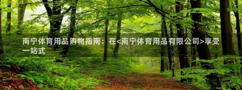 欧陆娱乐计划预测软件哪个好：南宁体育用品购物指南：在