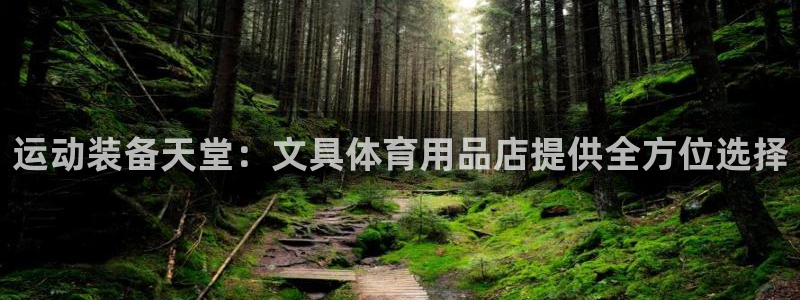 欧陆娱乐平台总代理：运动装备天堂：文具体育用品店提供