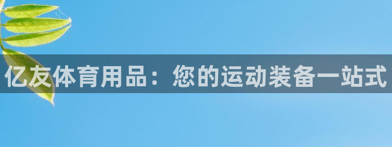 欧陆娱乐平台登陆地址在哪：亿友体育用品：您的运动装备