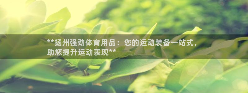 欧陆娱乐游戏：**扬州强劲体育用品：您的运动装备一站