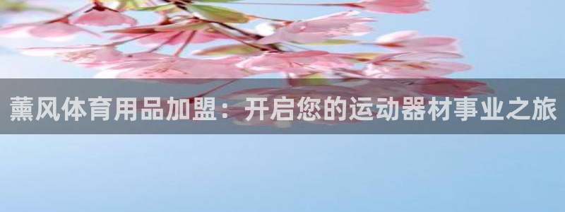 欧陆娱乐官网网址：薰风体育用品加盟：开启您的运动器材