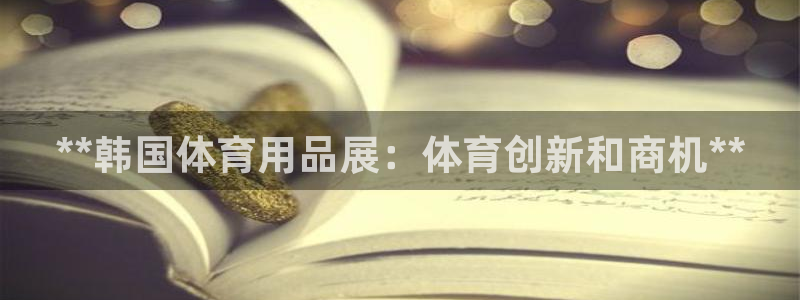 欧陆娱乐太阳：**韩国体育用品展：体育创新和商机**