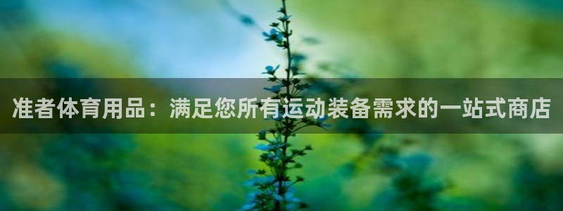 欧陆娱乐稳中：准者体育用品：满足您所有运动装备需求的