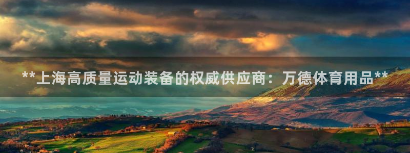 欧陆娱乐分分彩：**上海高质量运动装备的权威供应商：