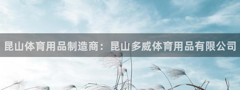 欧陆娱乐的故事：昆山体育用品制造商：昆山多威体育用品有限公司